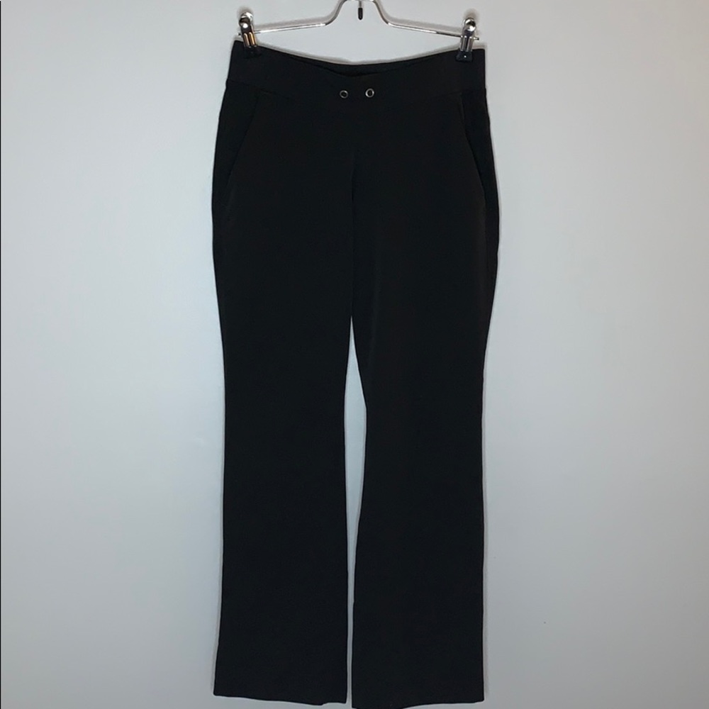 Athleta Straight Leg Black Drawstring Pants sz 0